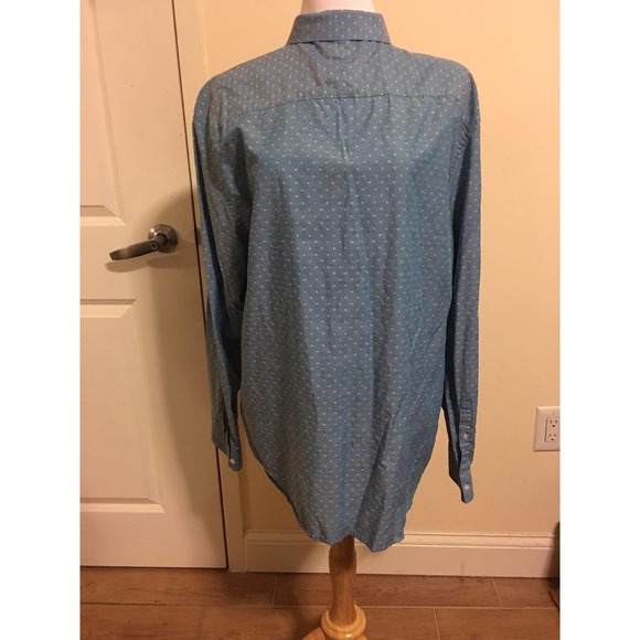 Calvin Klein Mens Button Down Casual Brushed Twill Shirt XXL - Picture 8 of 12